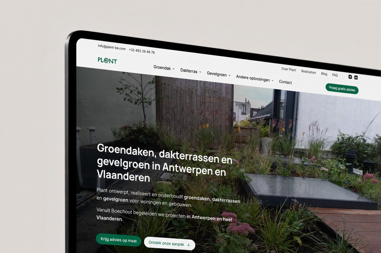 Een WordPress website zonder thema, zodat de site meegroeit